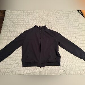 Fabletics scrubs Black Zip-Up scrub Jacket size XL